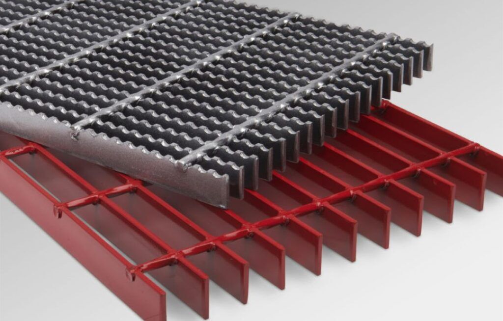 Picture of High-Duty Platform Steel Grating for Industrial and Commercial Use
